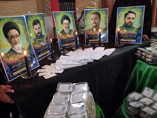 مراسم باشکوه یادبود شهدای خدمت در مسجد امام علی (ع) شهرستان باخرز 