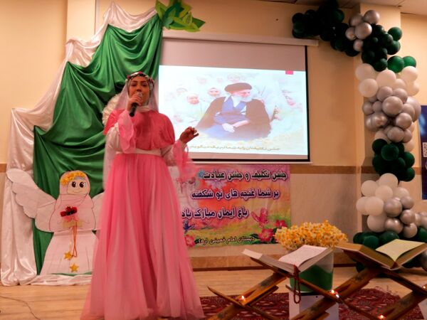 نواختن زنگ جشن نیکوکاری در دبستان امام خمینی(ره) بجنورد