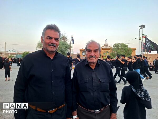 مراسم عصر روز عاشورا در روستای احمد آباد