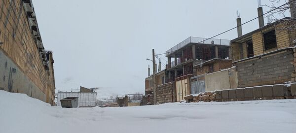 برف پاییزی در کوهرنگ