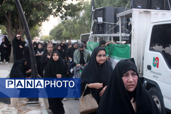 پیاده‌روی جاماندگان اربعین حسینی در بوشهر