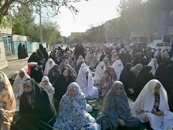 برگزاری نماز عید سعید فطر در منطقه شهید اصلانی مشهد
