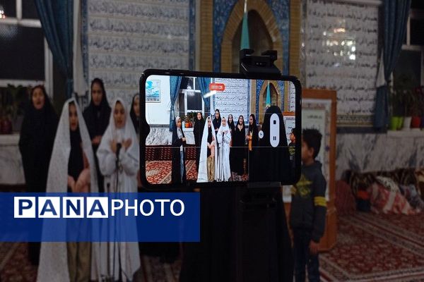 تفریح و مطالعه دانش آموزان معکتف در مسجد شهر بار 