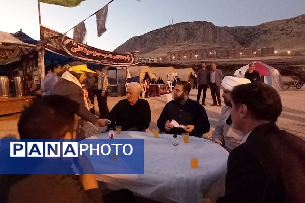 بازدید قائم مقام سازمان دانش‌آموزی کشور از مواکب استان کرمانشاه 