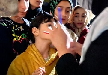 حضور پرشور مردم چلیچه در تجمعات شبانه 