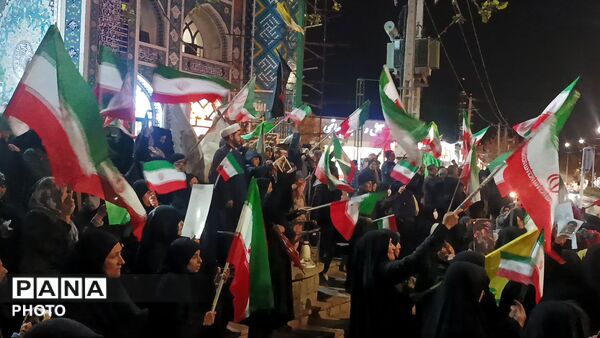 گرامیداشت سی و هشتمین  روز شهادت رهبر معظم انقلاب در بی بی شطیطه شهرستان نیشابور 
