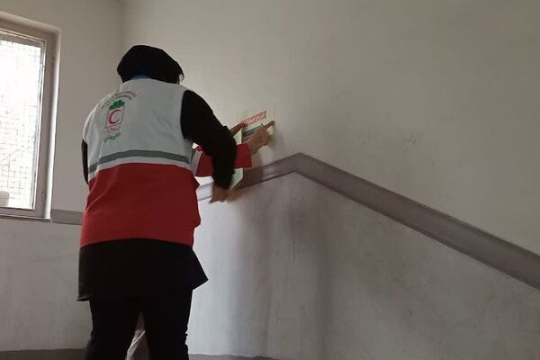 برگزاری مانور زلزله و ایمنی در دبیرستان شاهد شهید کاظمی شهرستان اسلامشهر