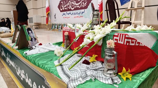 مراسم گرامیداشت شهادت سردار سلیمانی در زنجان 