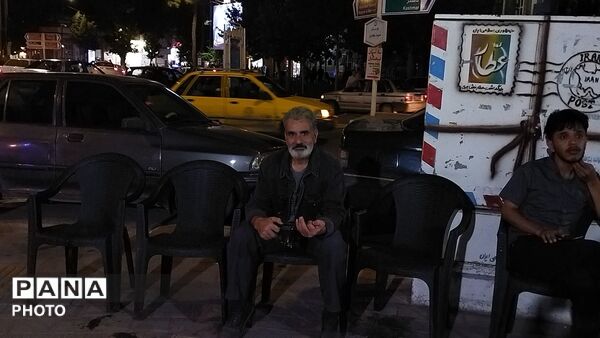 چایخانه فلکه ایران در هشتاد و پنجمین شب از اجتماعات مردمی نیشابور 
