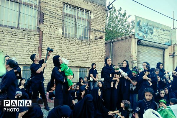 محله الارد میزبان شیرخواران حسینی