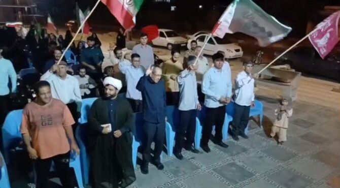 تجمعات شبانه و بیعت با رهبر انقلاب در جوار مزار شهید گمنام کوهنانی 