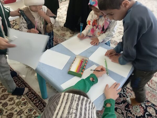 برپایی غرفه کودک در نماز جمعه 