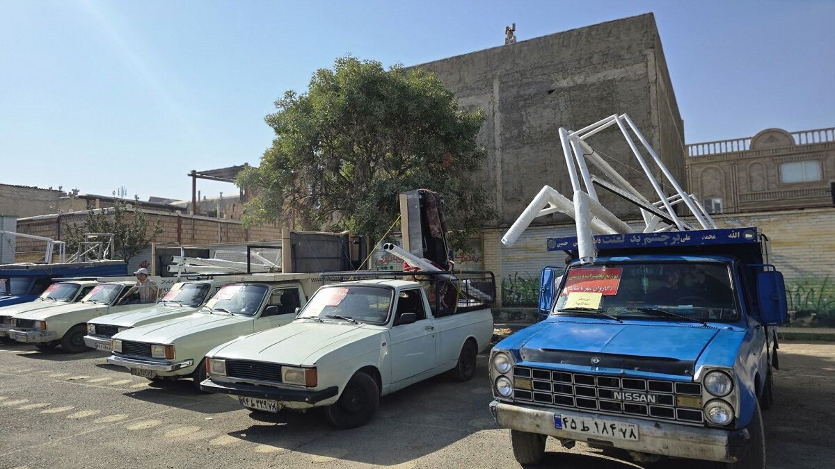 اقلام ورزشی کاروان نشاط به مدارس شهرستان نظرآباد ارسال شد