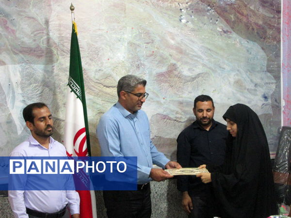 تجلیل از دانش‌آموزان خبرنگار پانای شهرستان بشاگرد 