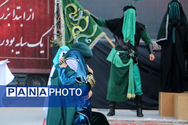 اجرای تئاتر مذهبی در آستان مقدس امامزاده بی‌بی‌سکینه صفادشت 