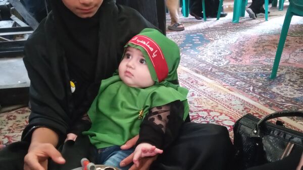 مراسم شیرخوارگان حسینی در حسینیه ولیعصر زرقان 