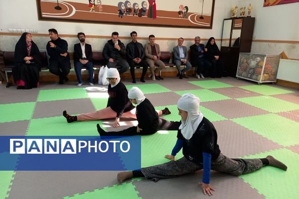 افتتاح سالن ورزشی شهید مصطفی صدرزاده در دبستان شاهد فاطمه‌الزهرا(س) 