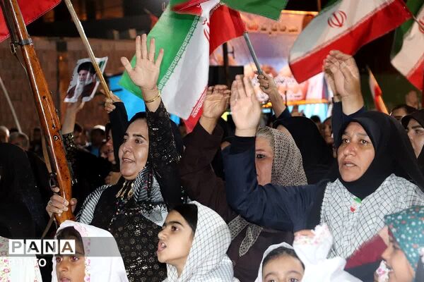 شامگاهی دیگر از حضور گرم مردمان باشتی در تجمعات