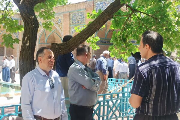  میز خدمت اداره کل آموزش فنی و حرفه‌ای استان کردستان در مسجد جامع شهر سنندج