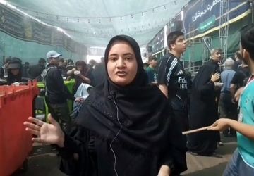 شور حسینی اصفهانی ها در موکب نرجس خاتون(ع)