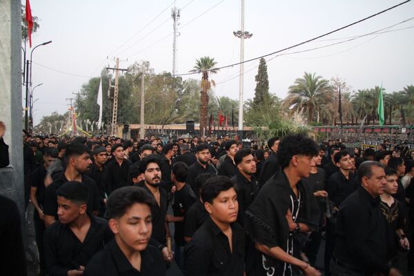 مراسم زنجیر زنی در شهرستان بم 