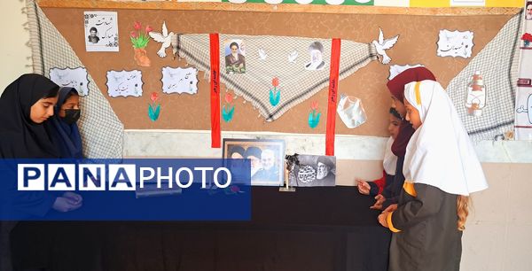 مدارس شهرستان صالح آباد عزادار سید مقاومت