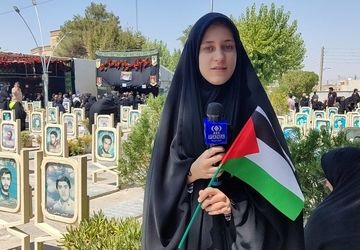  دلدادگان حسینی قدم‌های خود را به نیت ظهور صاحب الزمان (عج)، کودکان  فلسطینی و شهدا بر می‌دارند