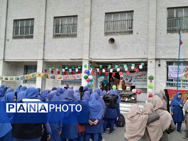 مراسم نیمه شعبان در دبیرستان دخترانه پروین اعتصامی 