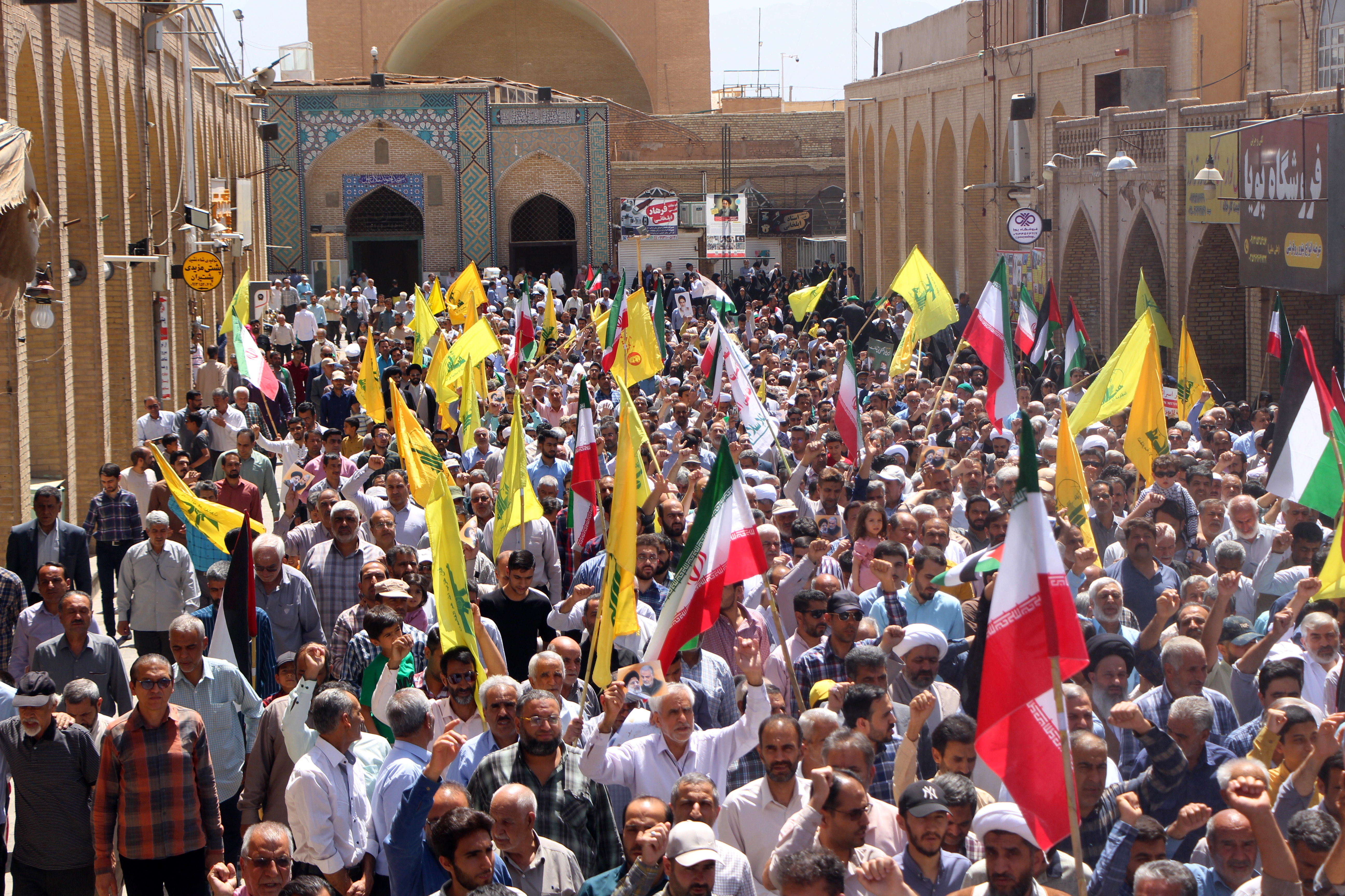 راهپیمایی «جمعه خشم» در شهر یزد