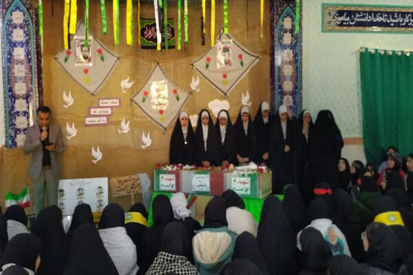 استقبال از شهید گمنام در مدارس گناوه