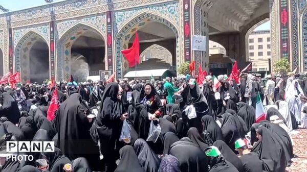 دلتنگی خادم خورشید در آغوش حرم پایان یافت