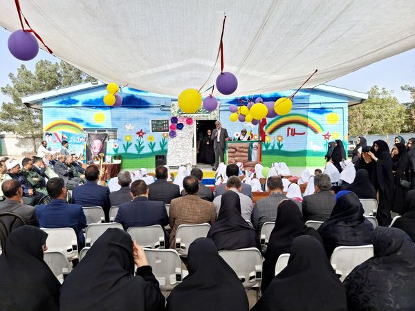 آیین نواختن زنگ شکوفه ها و جوانه ها در شهرستان خلیل‌آباد 