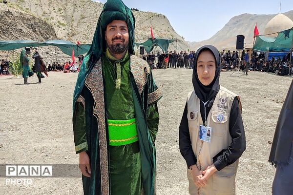 مراسم تعزیه خوانی امام حسین (ع) در روز عاشورای حسینی، شهر بار نیشابور