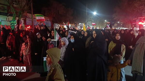 حضور با شکوه مردم آشخانه در هشتمین شب عزاداری رهبر معظم انقلاب