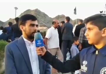 سوگواری مردم زاهدان در عزای خادم ملت