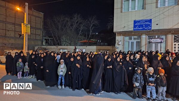 حضور حماسی مردم روستای مارکده 