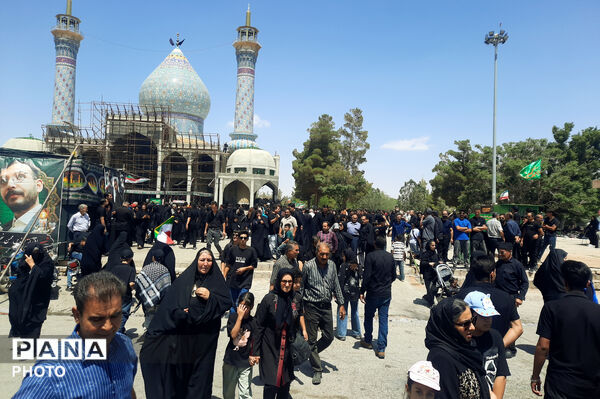 گام‌های عاشقی جاماندگان اربعین از صغاد تا حرم امامزادگان بهمن