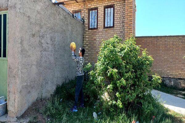 برگزاری اردوی درون مدرسه‌ای در مدرسه شهید معتمدی گزکوه