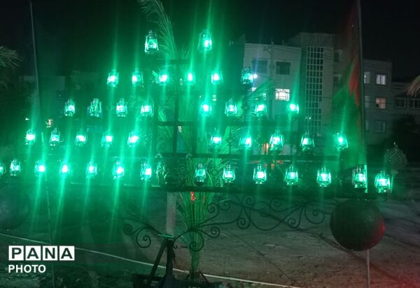 مراسم شب تاسوعای حسینی  در ناحیه۶ مشهد
