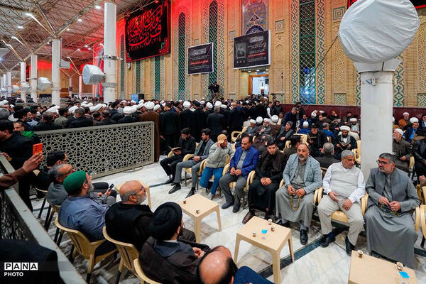 مراسم یزرگداشت شهادت رهبر انقلاب در نجف و کربلا