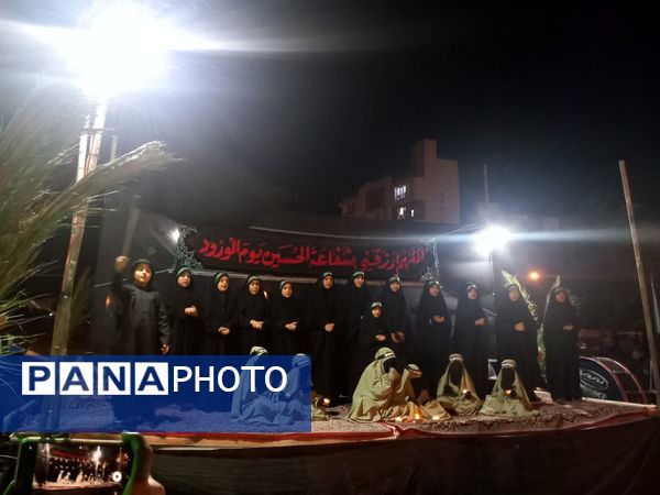 مراسم شام غریبان درناحیه 6 مشهد