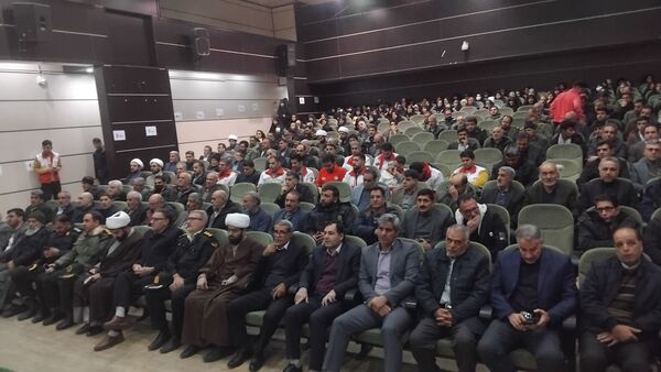 حضور پرشور مردم و مسئولان نورآباد در مراسم سالگرد شهادت سپهبد سلیمانی