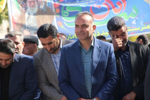 شکوه حضور مردم شهرستان سامان در راهپیمایی یوم‌الله ۱۳ آبان