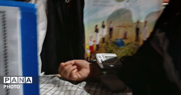 لبخند سلامت در موکب آموزش و پرورش آذربایجان شرقی 