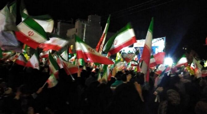 حضور پرشور مردم در قلب اجتماعات بلوار فضل نیشابور