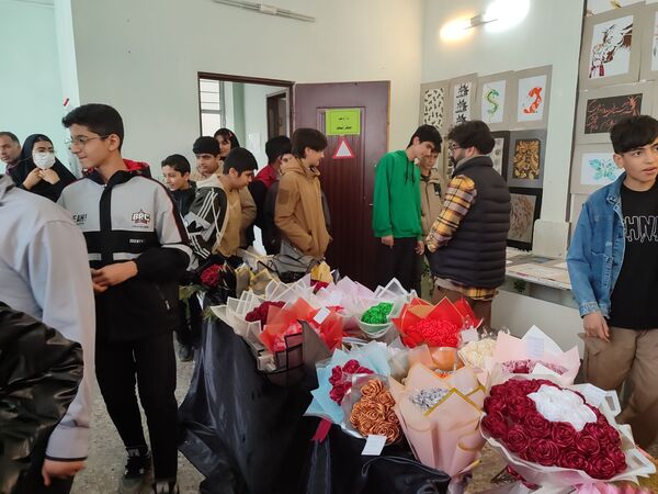نمایشگاه ماها در هنرستان بصیرت آشخانه