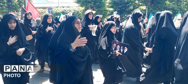 پیاده روی جاماندگان از وداع قائد امت
