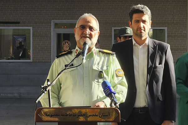 آیین گرامیداشت سالروز طوفان الاقصی با حضور کارکنان پلیس در قم