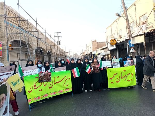 تجدید بیعت مردم بهبهان با انقلاب اسلامی در حماسه ۹ دی