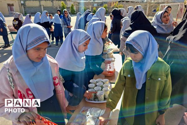 بازارچه دانش‌آموزی در دبستان ظریف کار فرد 2 شیراز